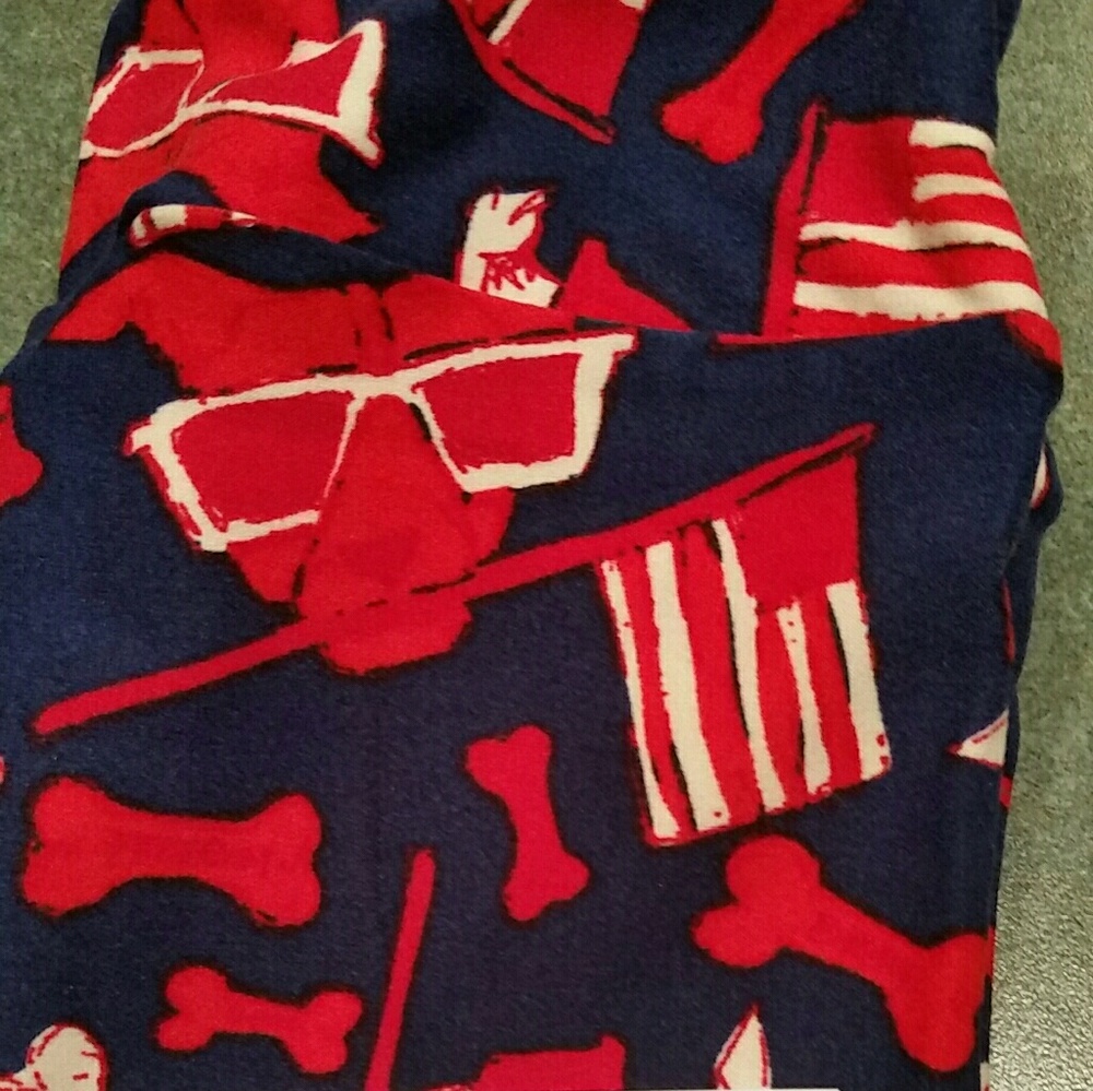 LULATOE AMERICANA PIT BULL LEGGINGS