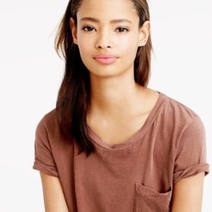 Rust garment dyed tee