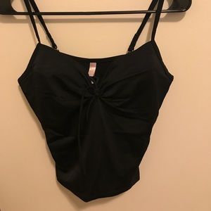 Victoria's Secret black swim tankini