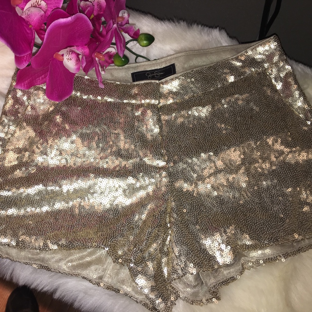 Jessica Simpson Sequin Shorts Small