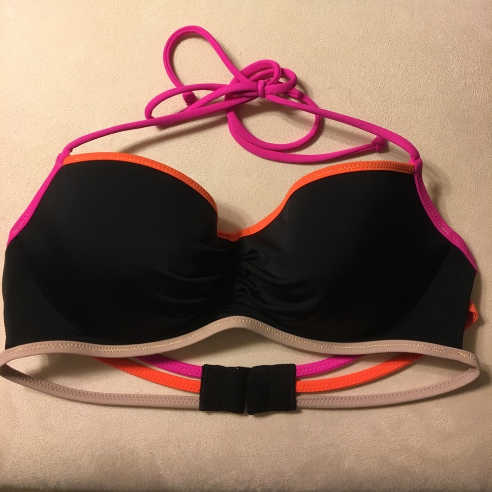 Victoria's Secret Swimsuit | Black Multi Halter