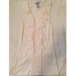 H&M ruffled tank top