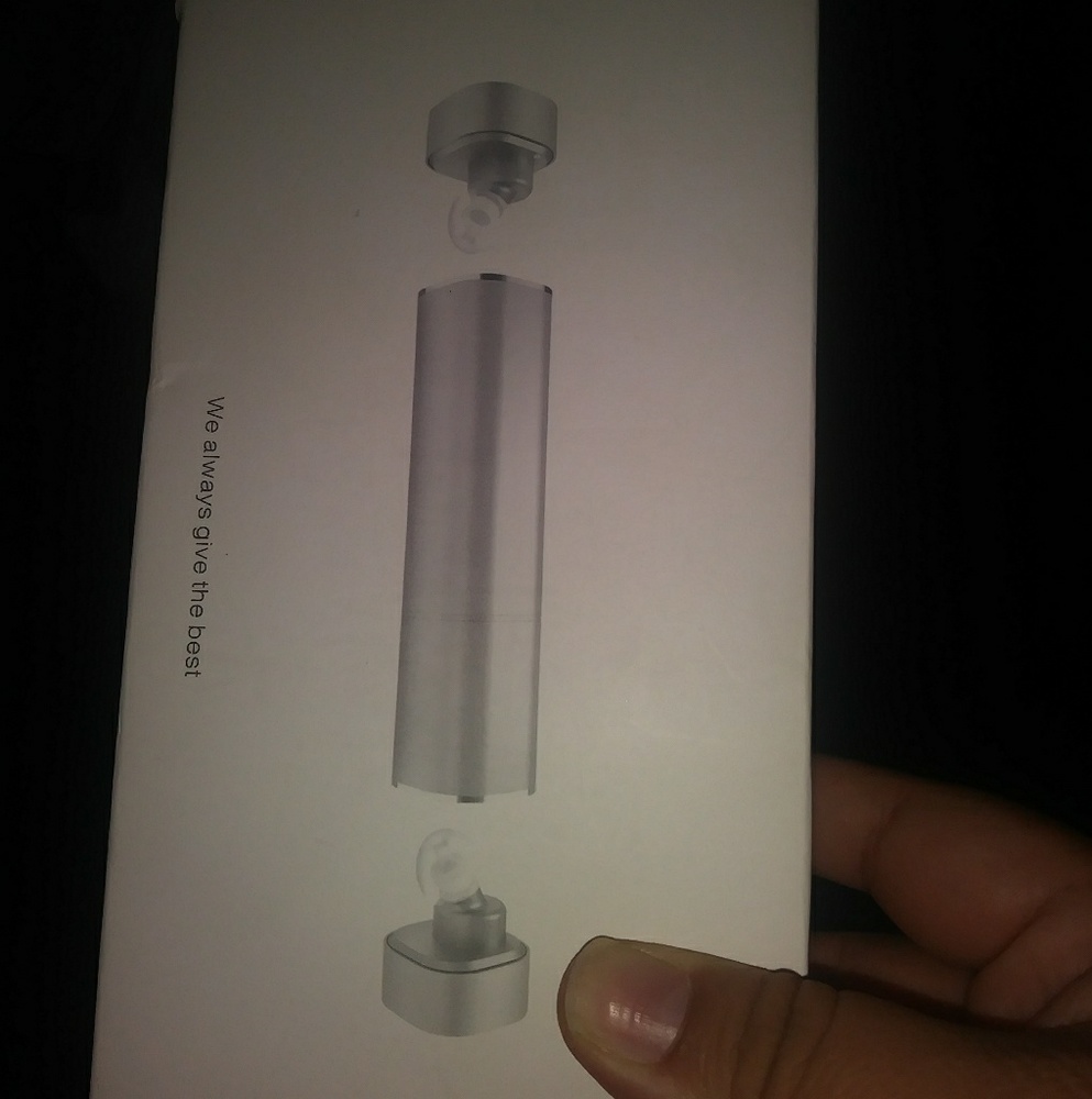 Rose gold ear buds wireless Bluetooth capable