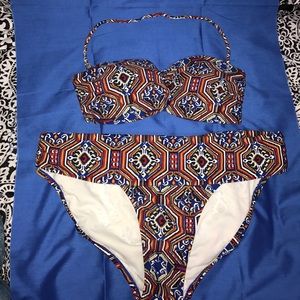Jessica Simpson 2 piece halter top bathing suit XL