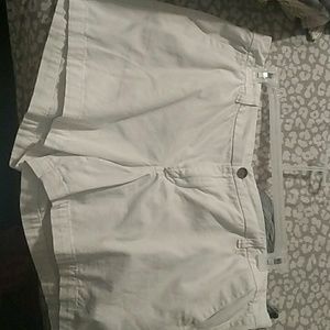 White merona shorts