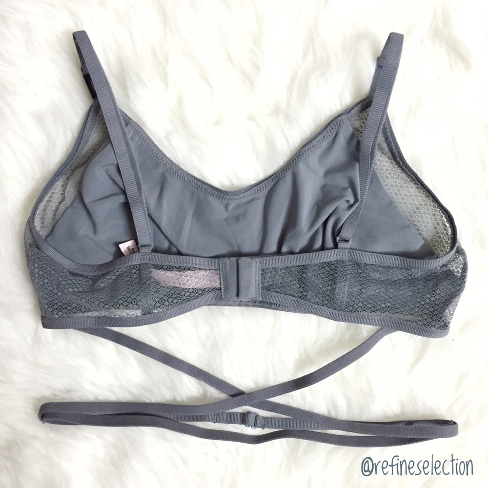 Victoria's Secret Grey Criss Cross Bralette - Picture 6 of 6