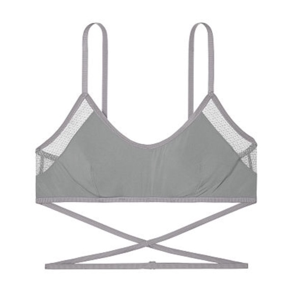 Victoria's Secret Grey Criss Cross Bralette - Picture 3 of 6