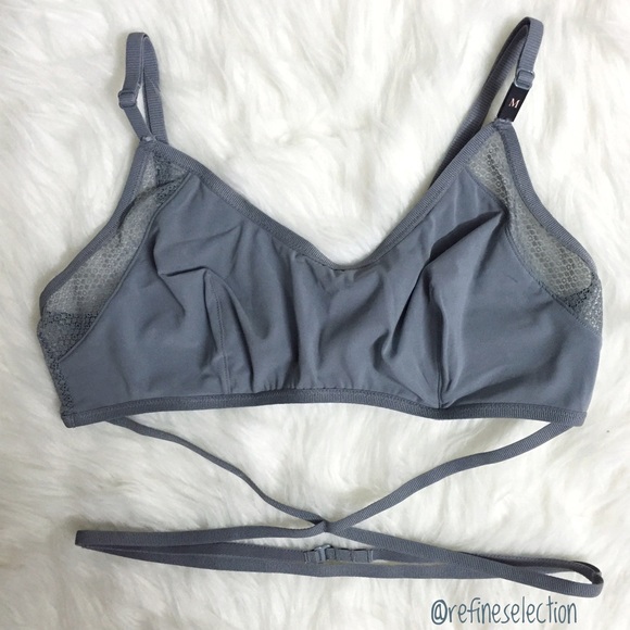 Victoria's Secret Grey Criss Cross Bralette - Picture 4 of 6