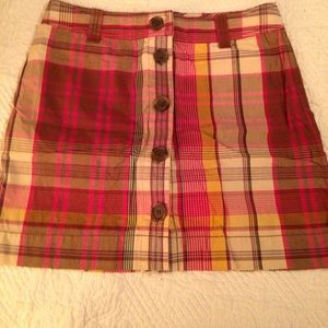 J. Crew plaid mini