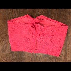 Lilly Pulitzer 3 inch Walsh Lace Hot Pink Shorts