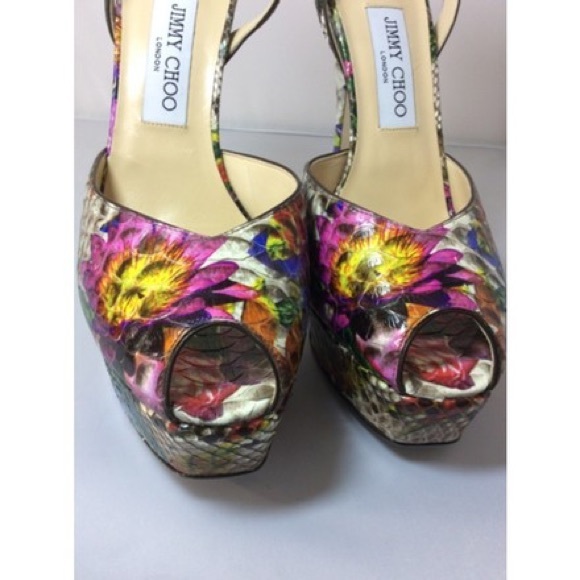 ***RARE*** painted python Jimmy Choo - Picture 1 of 3