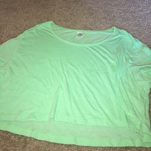 Victoria's Secret pink cropped tee