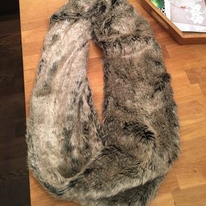 Faux Fur infinity scarf
