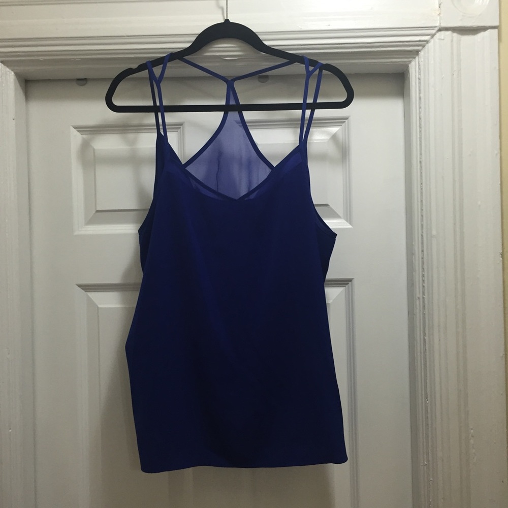 Pixley Sheer Detail Cami Blouse