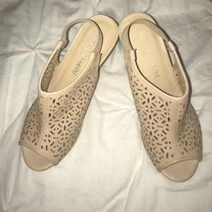 Nude summer wedges!!!
