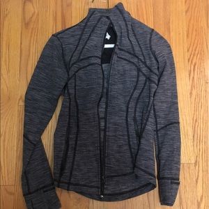 Black patterned lululemon jacket