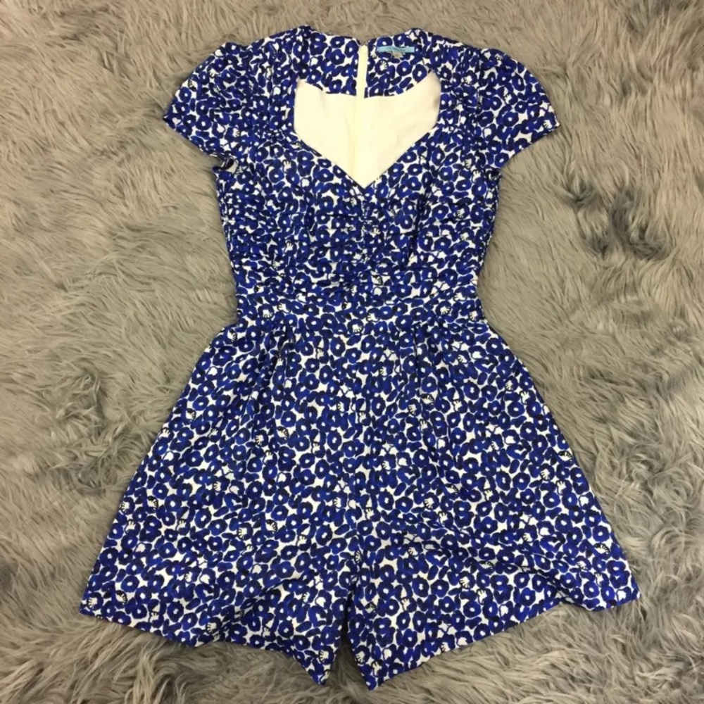 Anthropologie Leifnotes Drafted Petals Romper