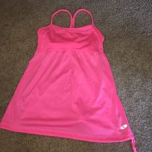 Workout top with built in bra!