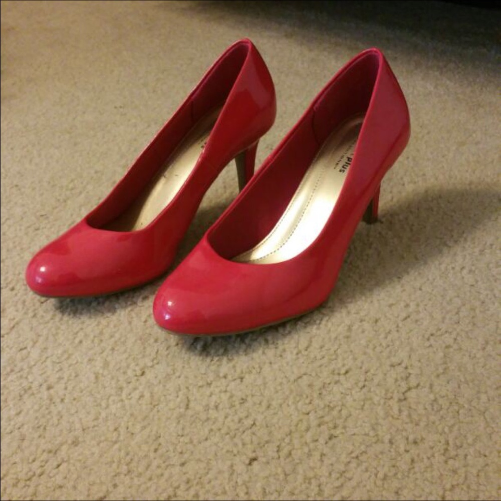 Bright pink heels