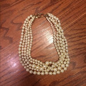 J Crew layered pearls