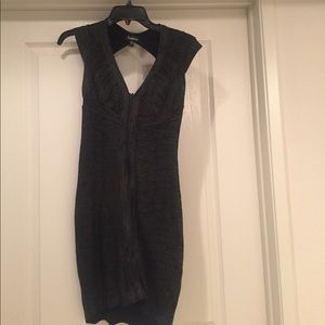 Black/Grey Bodycon dress