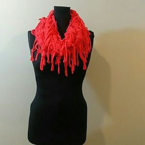 Staring at Stars Womens Orange Infinity Scarf OS