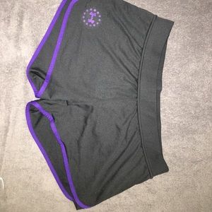 Wounded Warrior Under Armour shorts.