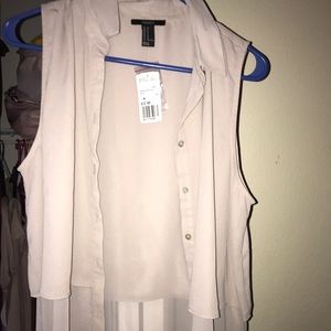 Pastel Cream Button Up