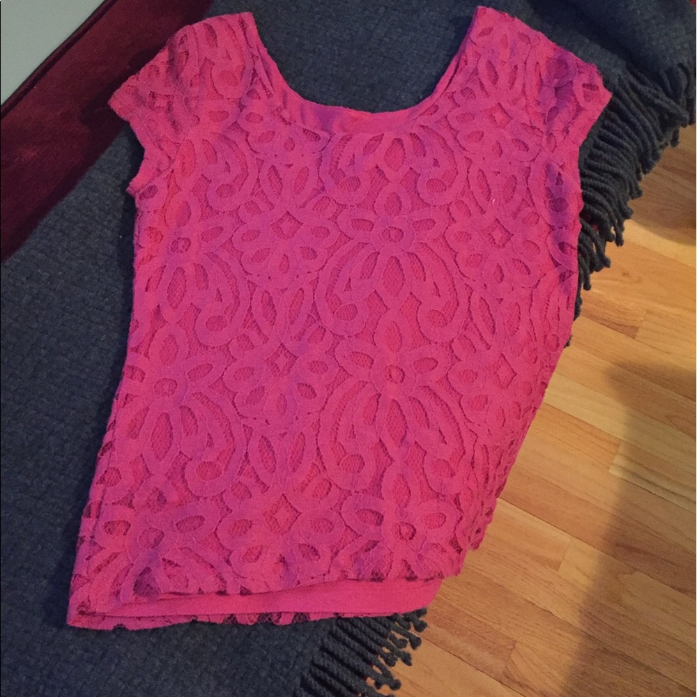 Pink blouse