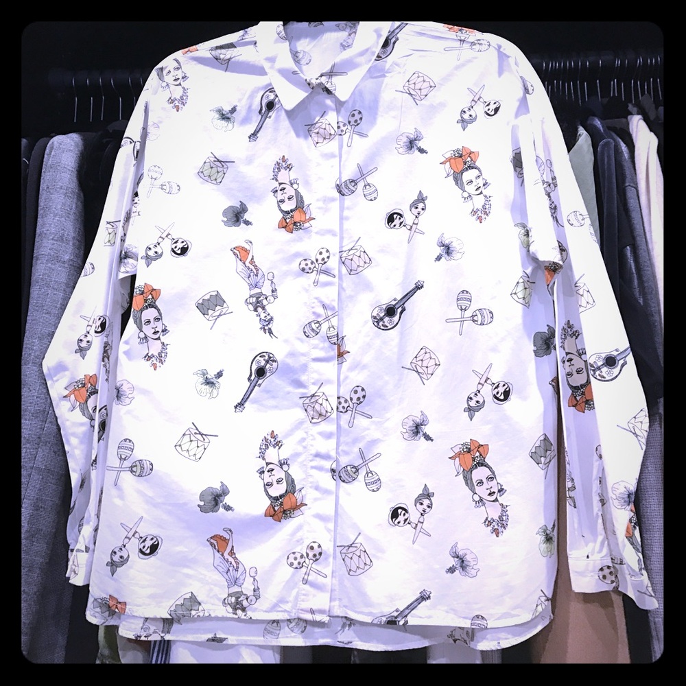 Zara printed shirt