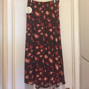 Leopard Print Maxi Skirt