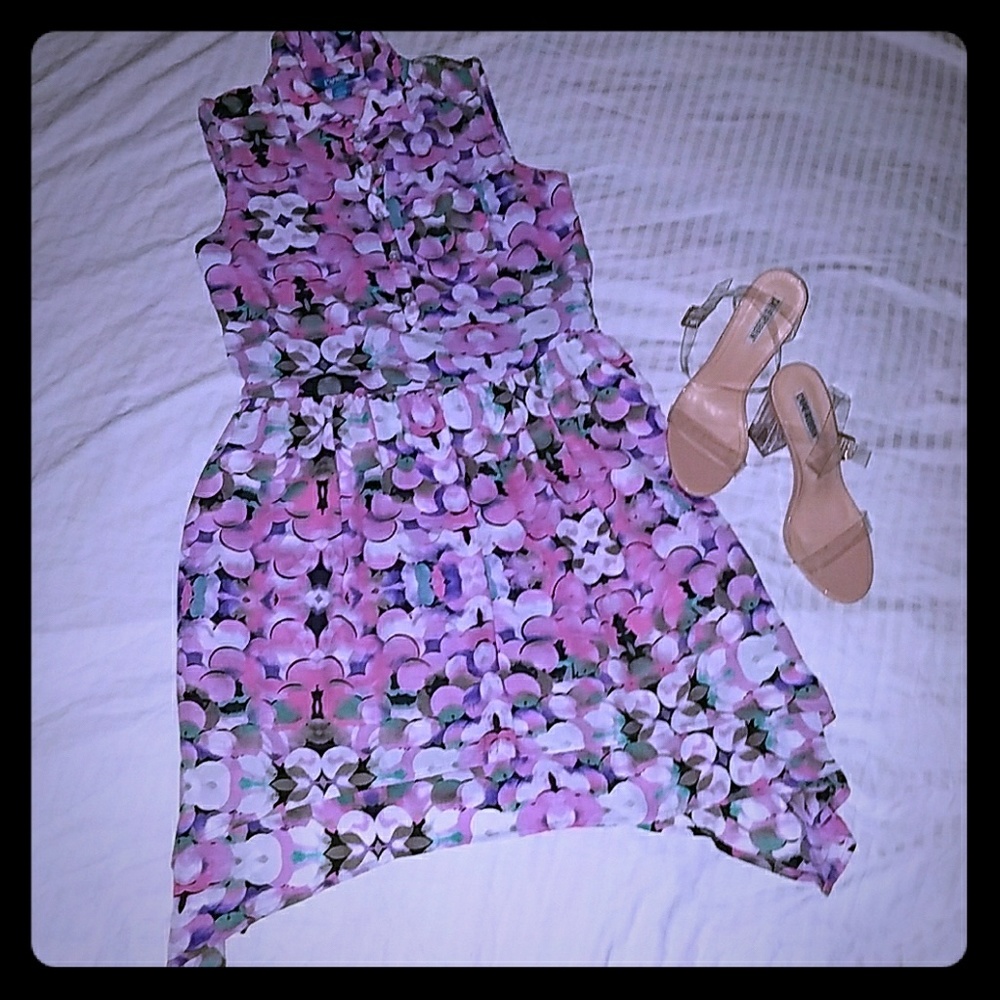 L'amour by Nanette Lepore Floral Shirtdress 👗🛍👜