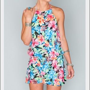 Show Me Your Mumu Hammock Halter Scrunch Dress S