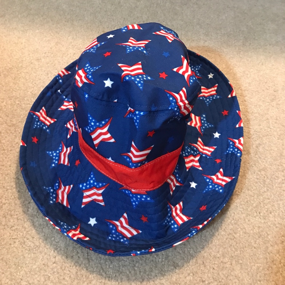 american flag bucket hat