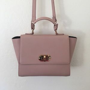 Forever 21 Blush Cross-body top handle purse
