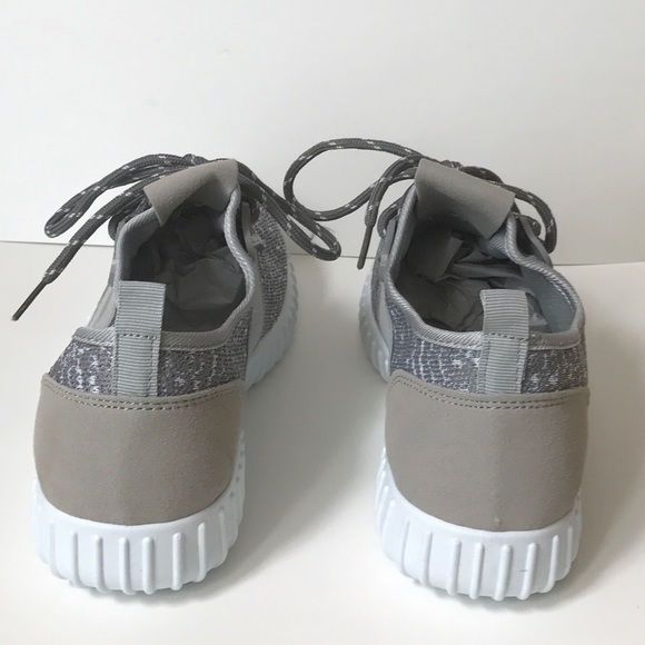 Grey Mesh Upper Sneakers - Picture 5 of 5