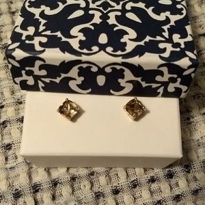 Topaz color stud earrings 💐SALE💐