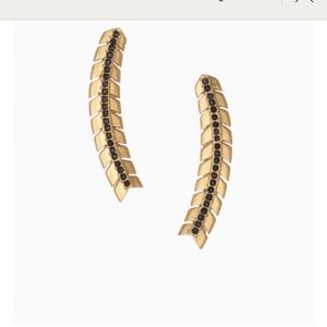 Stella & Dot Gilded Path Ear Climbers