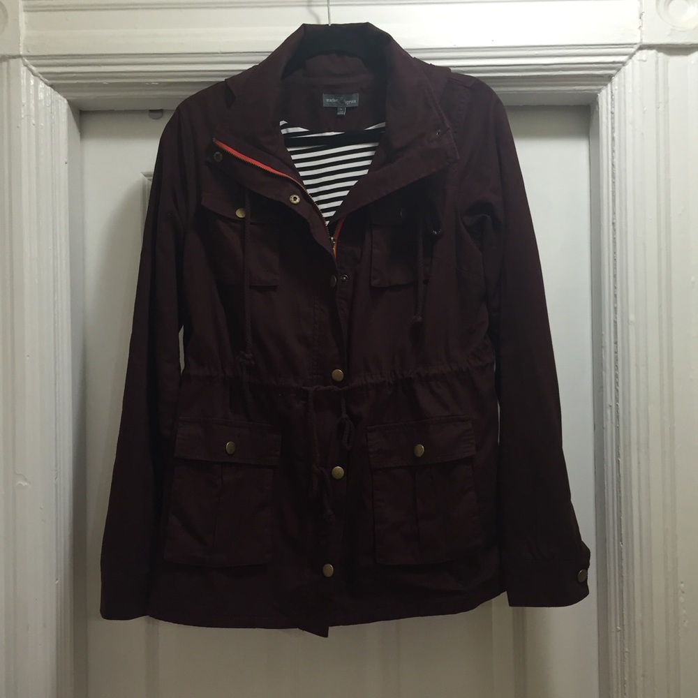 Market & Spruce Lined Hooded Anorak Jacket