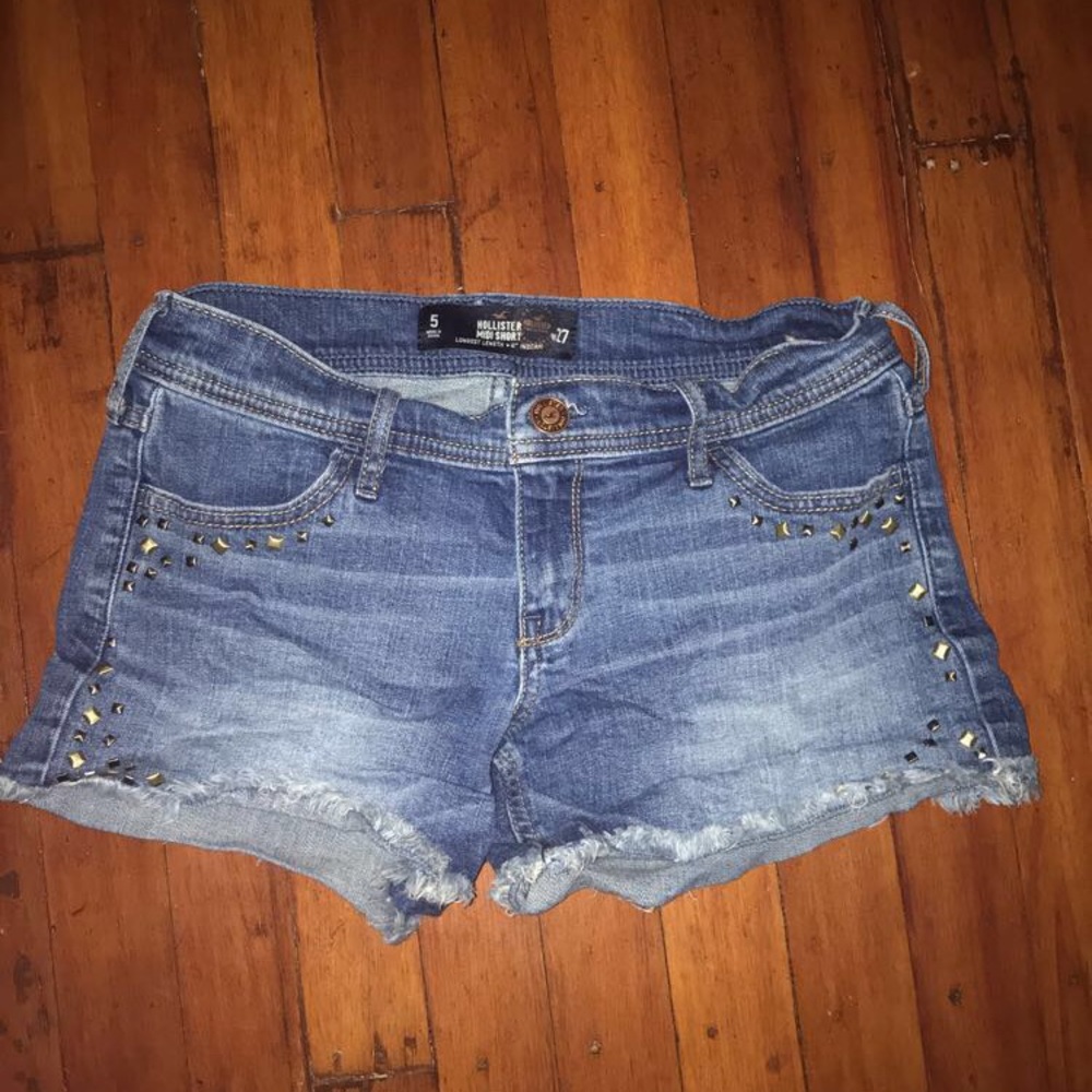 Hollister jean shorts