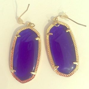 Kendra Scott Elle Earrings - Cobalt Blue