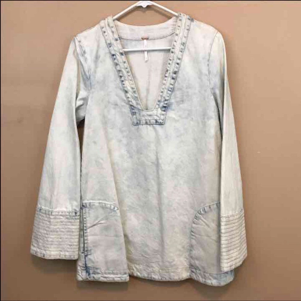 NWT. Free People Denim Tunic