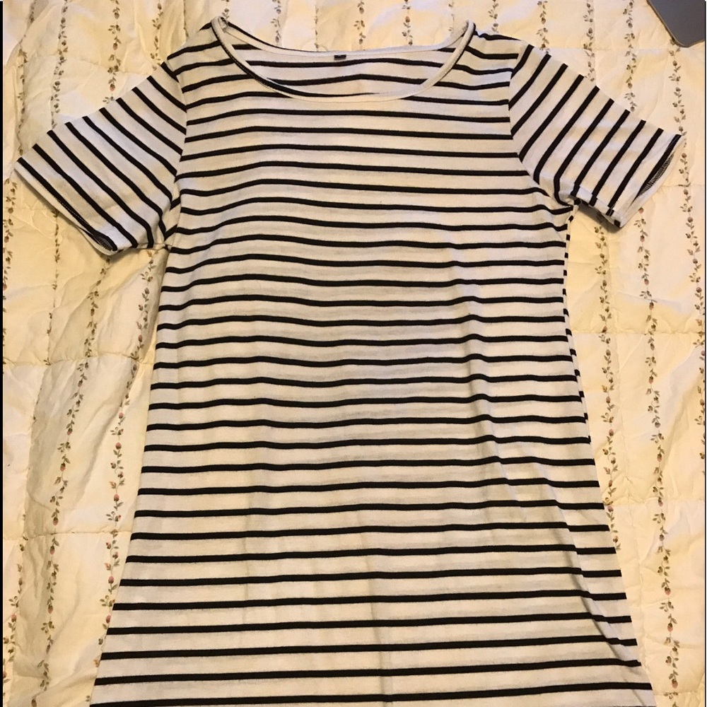 Stripped mini dress