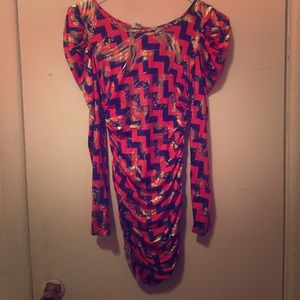 Party dress knee length and fitted