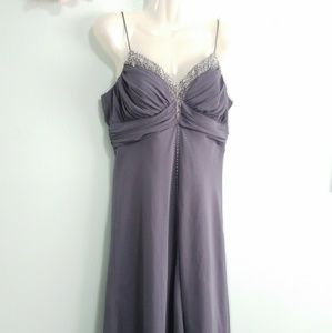 Rhinestone prom dress