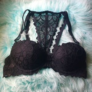 VS PINK Front-close Lace Bra