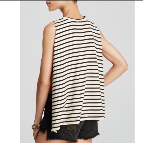 Free People Striped Muscle Tee - Picture 4 of 4