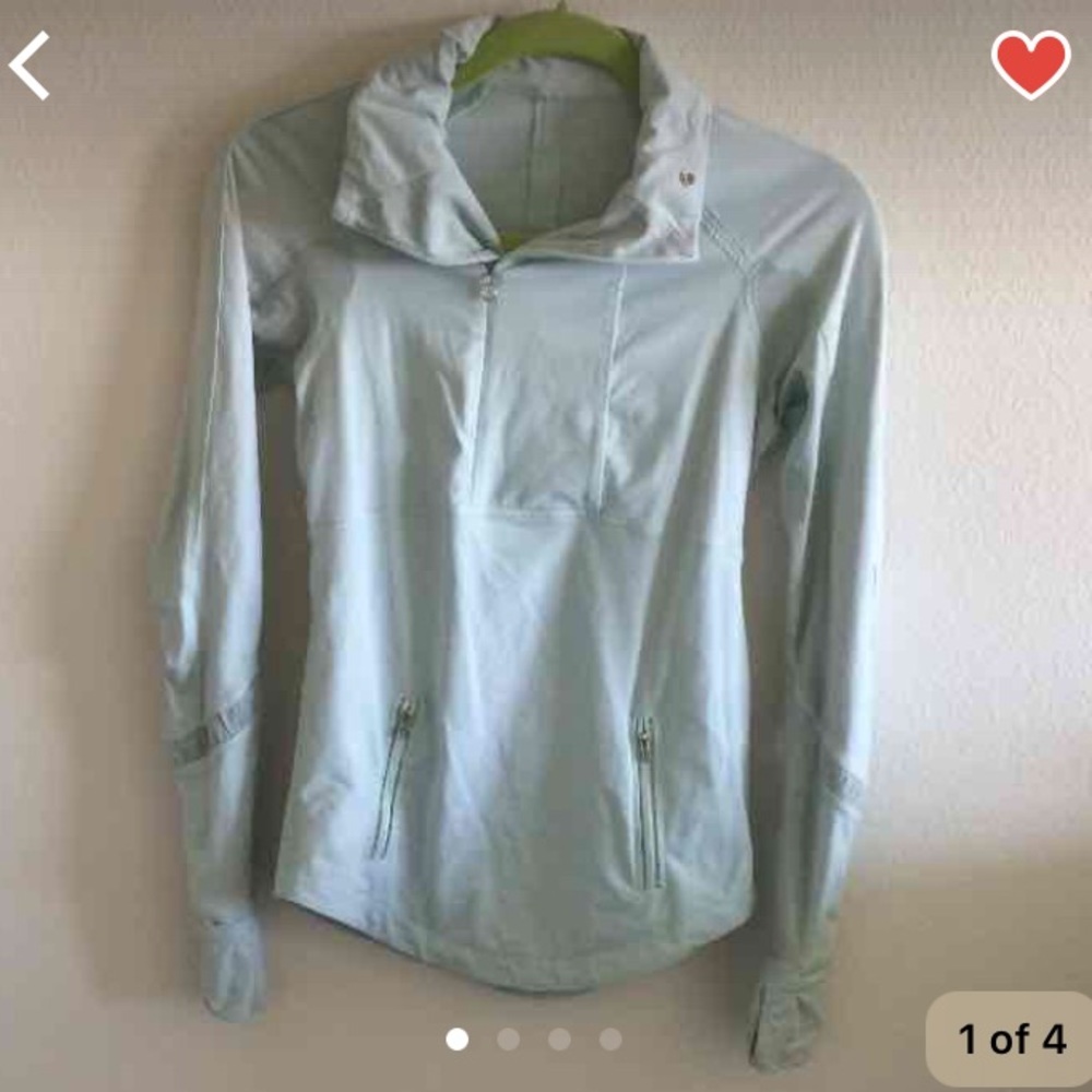 Lululemon half zip size 4 running jacket