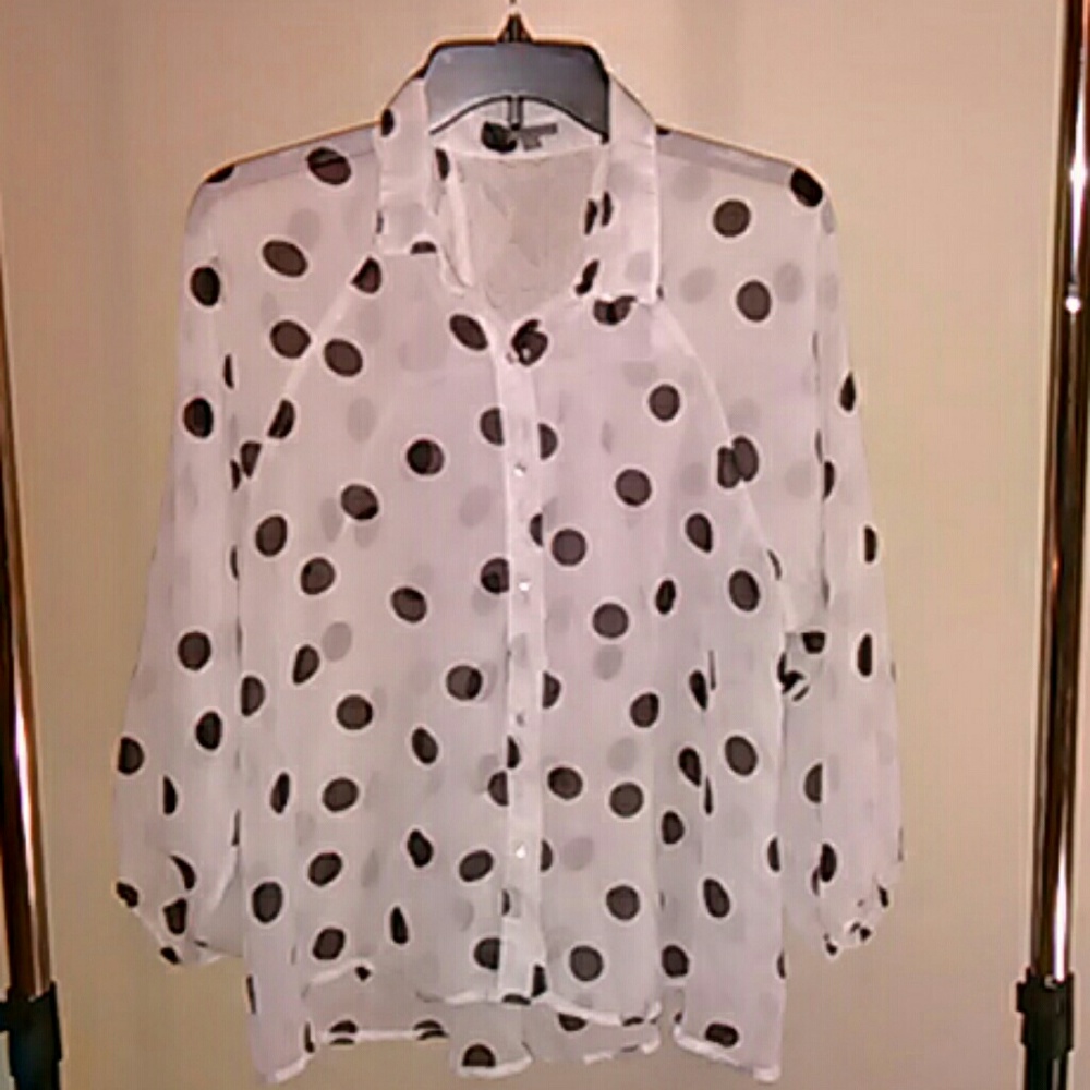 Charlotte Russe Sheer Top