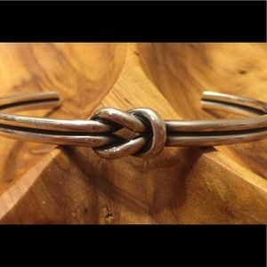 James Avery Lover's Knot Cuff Bracelet